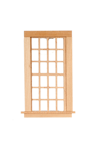 Dollhouse Miniature WINDOW - 12 OVER 12